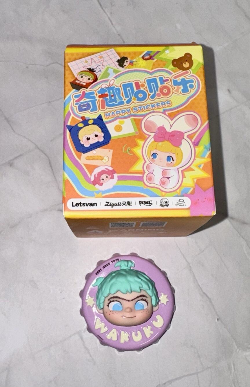 Letsvan All Star Happy Sticker Magnet Confirmed Blind Box Wakuku Special Color